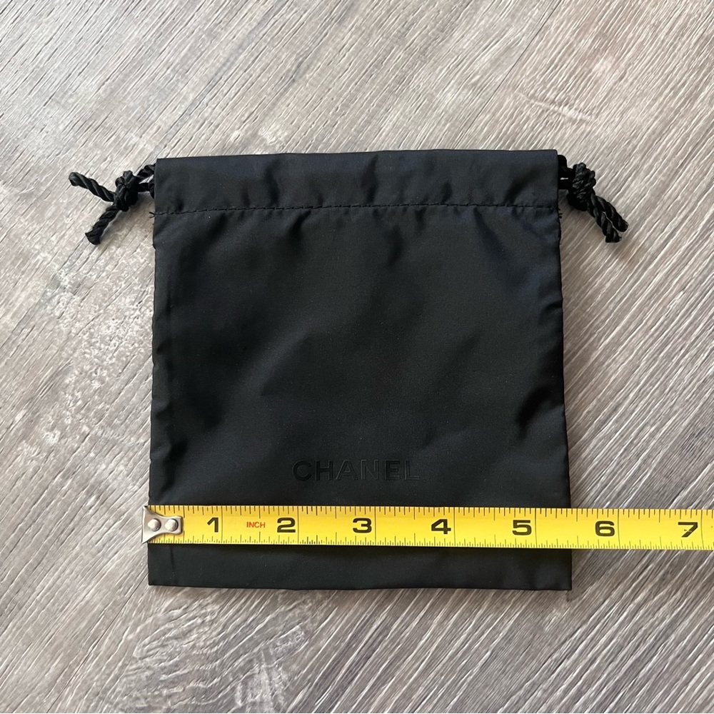 Chanel Black Drawstring String Dust Bag - Picture 3 of 4